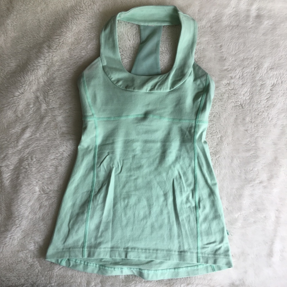 Lululemon Mint Green Scoop Neck Tank Top Size 4
